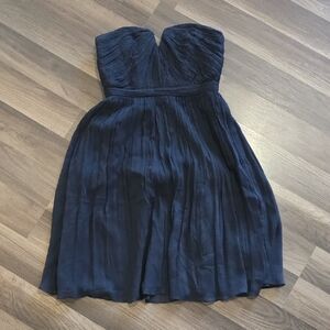J. Crew Midnight Blue Strapless Dress